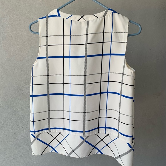 Zara Basic plaid boxy top - Picture 2 of 6